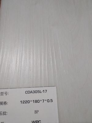 ISO CE Certified WPC vinyl flooring 0.1mm - 0.7mm Wear Layer for Indoor