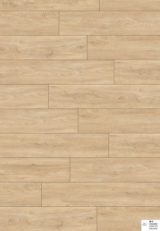 Waterproof Vinyl Plank Flooring Spc Sheet Deep Embossed Customized