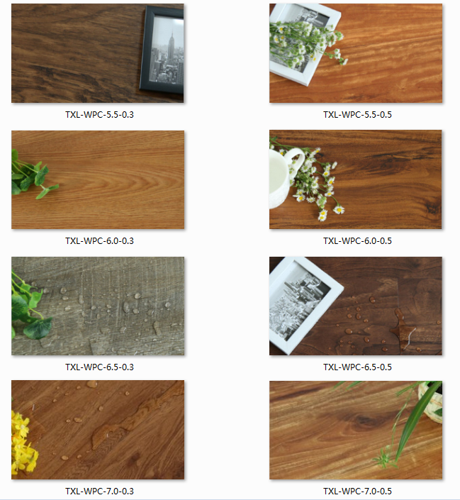 Healthy Safety Wpc Vinyl Flooring No Formaldehyde Waterproof