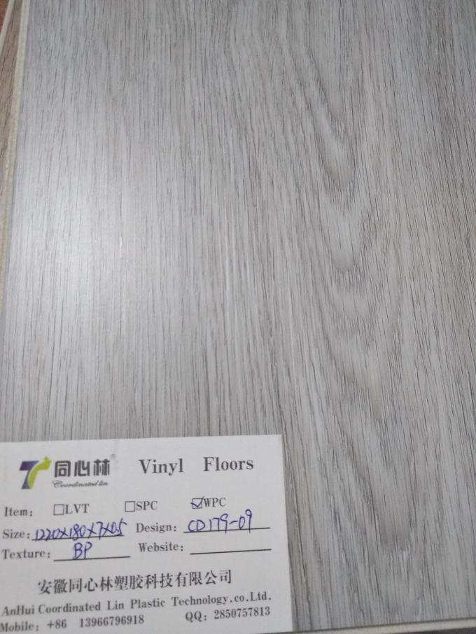 Click Lock Wpc Vinyl Flooring Ture Glueless Coordinated Lin Oem